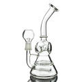 Bent Neck Oil Rigs Glass Water Pipes with Beach Ball Diffuser (ES-GB-359)